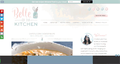 Desktop Screenshot of belleofthekitchen.com